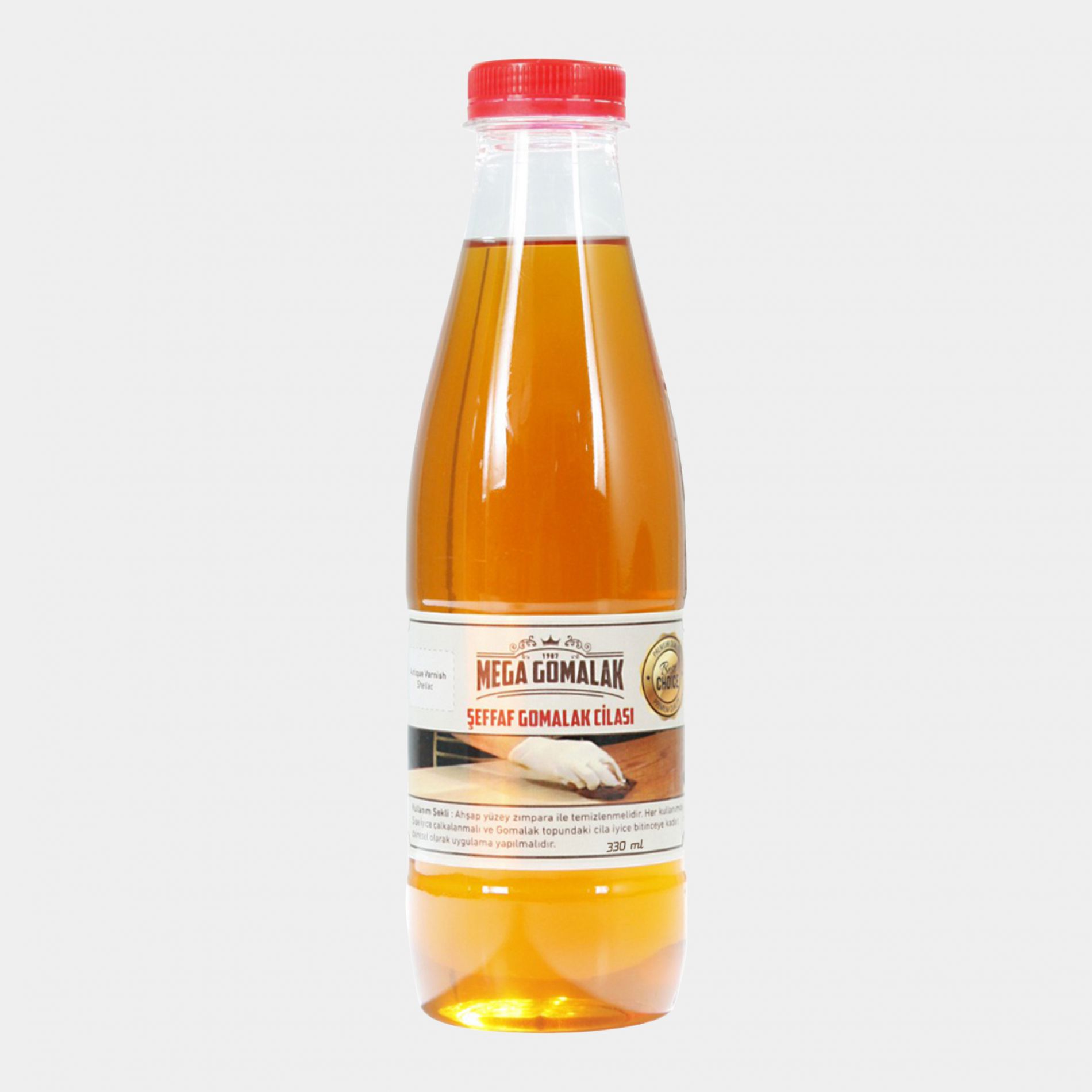 Şeffaf Gomalak 330ml.