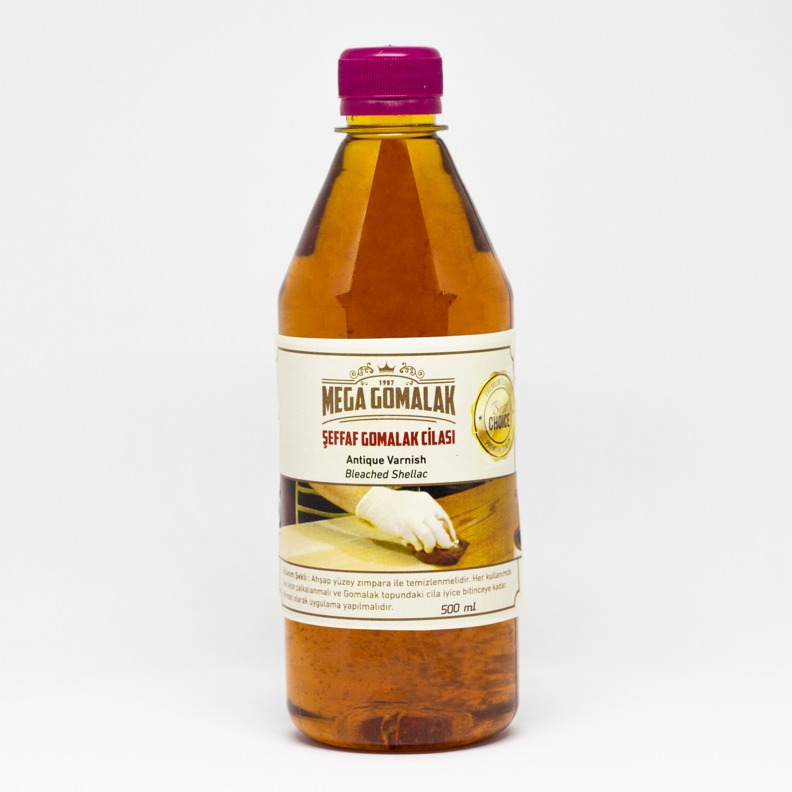 Şeffaf Gomalak 500ml.